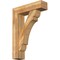Ekena Millwork Olympic Block Rough Sawn Bracket w/ Offset Brace, Western Red Cedar, 8"W x 30"D x 42"H BKT0806X30X42OLY05RWR - alternate 1